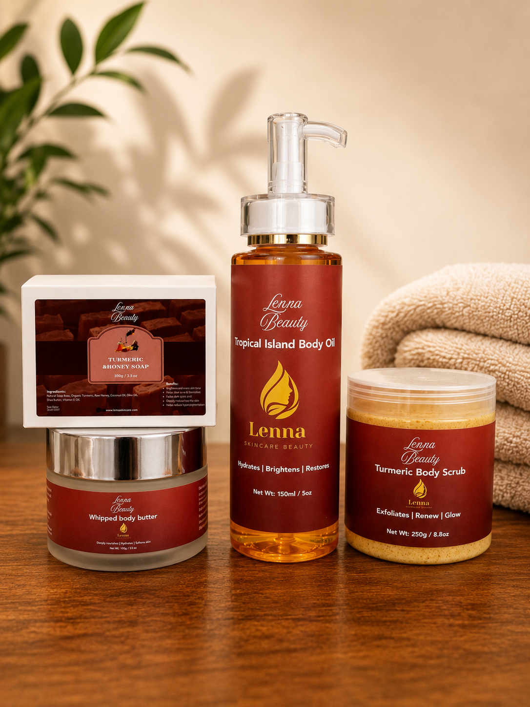 Lenna Femme Glow Set – Natural Brightening Skincare Kit for Dark Spots & Glowing Skin Kenya