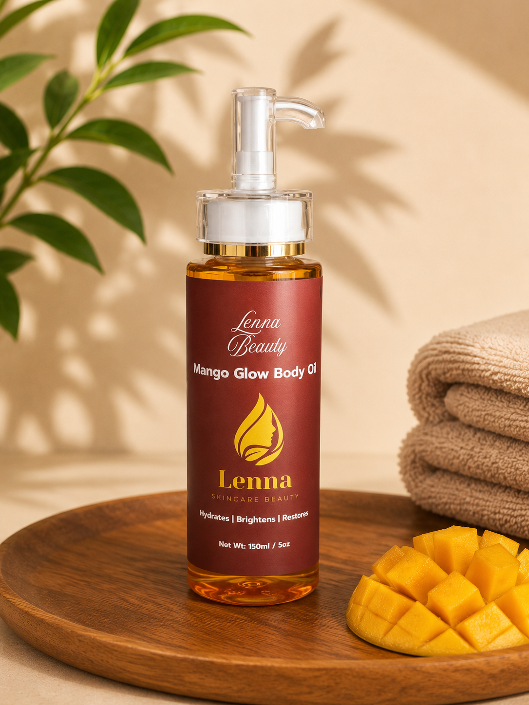 Mango Glow Body Oil – Hydrating Natural Oil for Glowing Skin Kenya